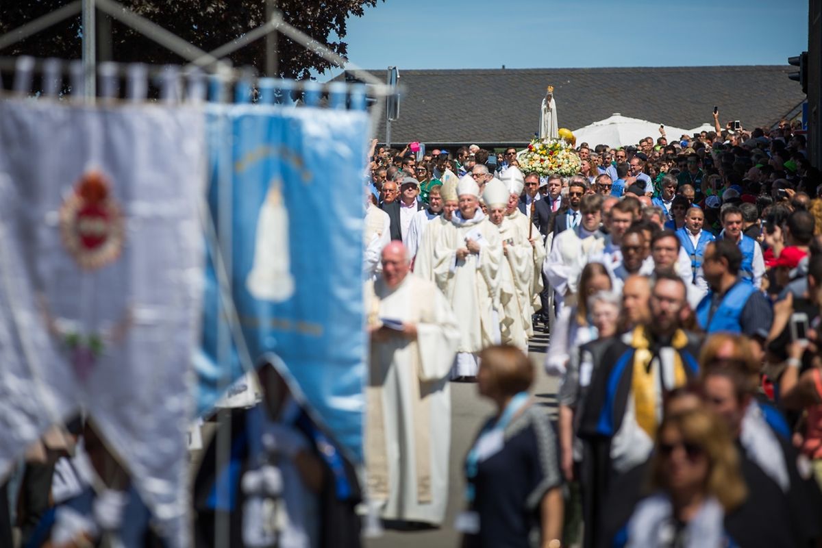 Zehntausende Gläubige nahmen an der Wallfahrt in Wiltz teil.