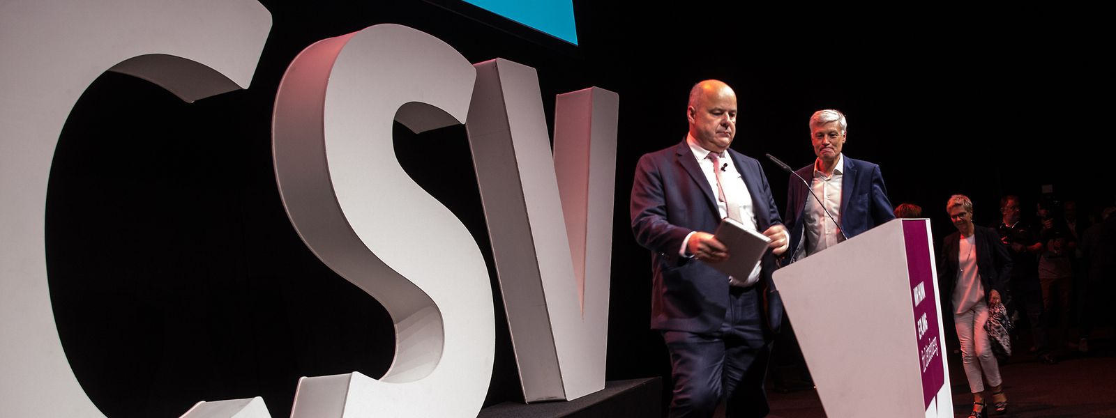 Enttäuschung nach der verlorenen Wahl von 2018: Die CSV muss nach 2013 erneut in die Opposition 