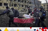 As imagens da mulher grávida a ser levada à pressa após o ataque à maternidade em Mariupol correram o mundo. Mãe e bebé não sobreviveram, avança hoje a Associated Press. 