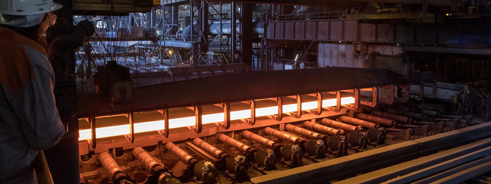 Das Stahlwerk von ArcelorMittal in Differdingen. 