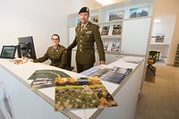 Ouverture officielle du bureau d'information de l'armée luxembourgeoise.Foto:Gerry Huberty