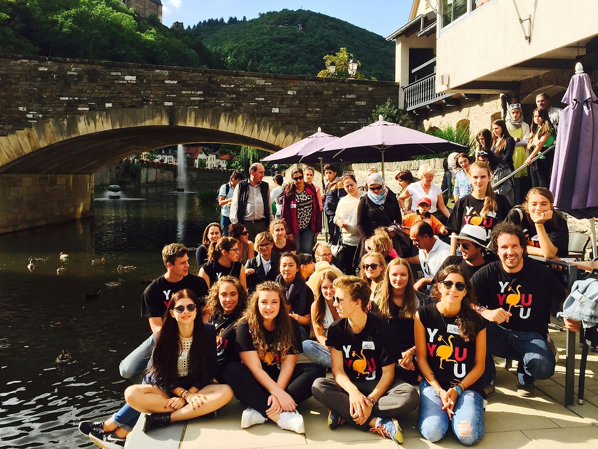Ce jour-là, les jeunes Luxembourgeois et les réfugiés ont passé une journée ensemble à Vianden