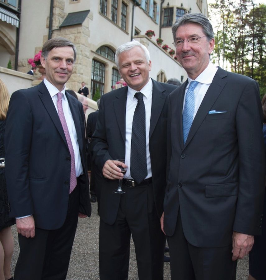 Garden Party der großherzoglichen Familie auf Schloss Berg.
