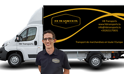 Hamilton Coelho é o jovem gestor da empresa HB Transports no Luxemburgo, um projeto financiado pela microlux.