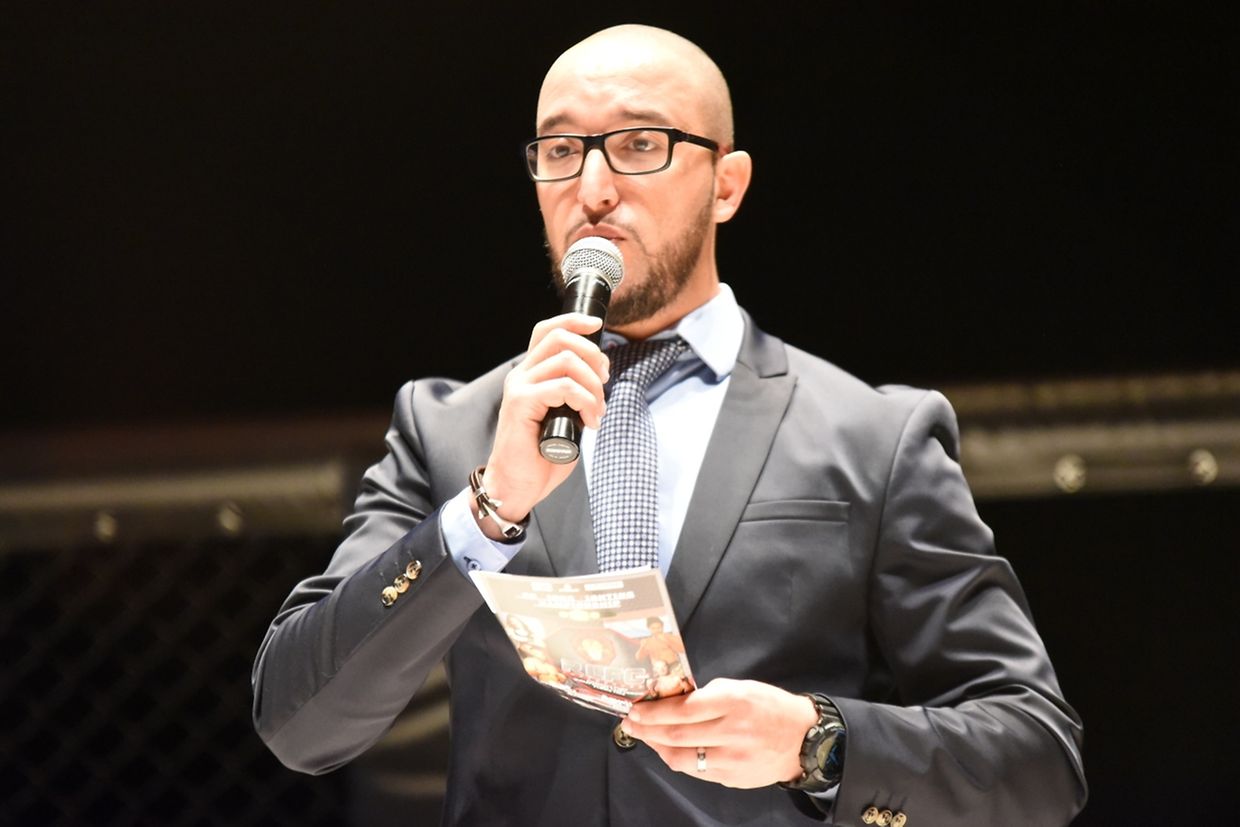 Mourad Buffer, organisateur et présentateur de la soirée.