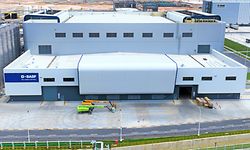 Die erste Produktionsanlage des neuen BASF-Standorts in Zhanjiang. 