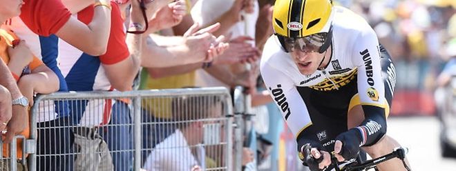 Jos van Emden (NL/Lotto NL-Jumbo) sichert sich die Führung im Gesamtklassement der Eneco-Tour. 