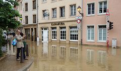 Héichwaasser am Gronn, Foto: Sibila Lind