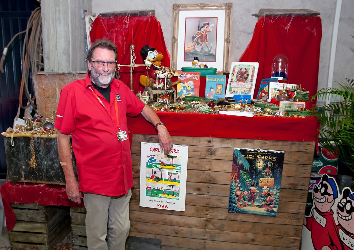 Der 65-jährige Bettemburger Charles Bauer wusste mit seiner umfangreichen Sammlung, bestehend aus Comics und Modellen zu begeistern. Etliche seltene Stücke erbte er von seinem Vater, der 1934 im Kindesalter zu sammeln begann. Später übernahm Charles dann die seltenen Werke.