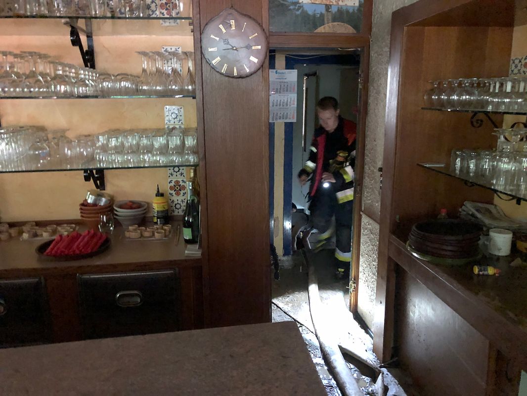 Das Hotel Le Cigalon in Müllerthal wurde schwer beschädigt.