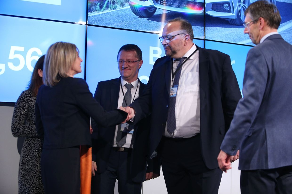 Marie Helène Massard, Rainer Meyer, Alex Stoffels et Christophe Weerts.