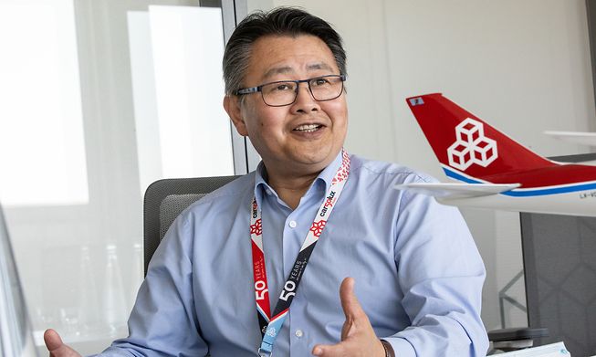 Cargolux CEO Richard Forson discussed the company's future on Friday 