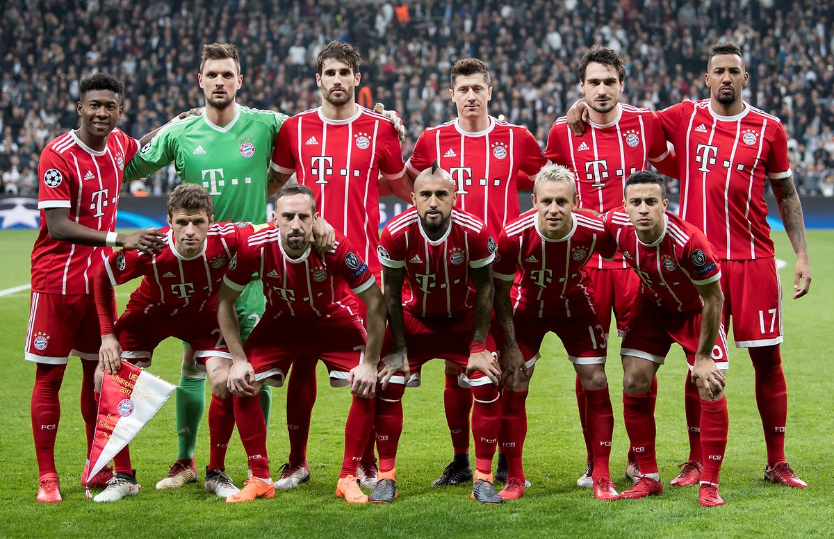 Bayern de Munique que voltou hoje a bater o Besiktas, em Istambul.