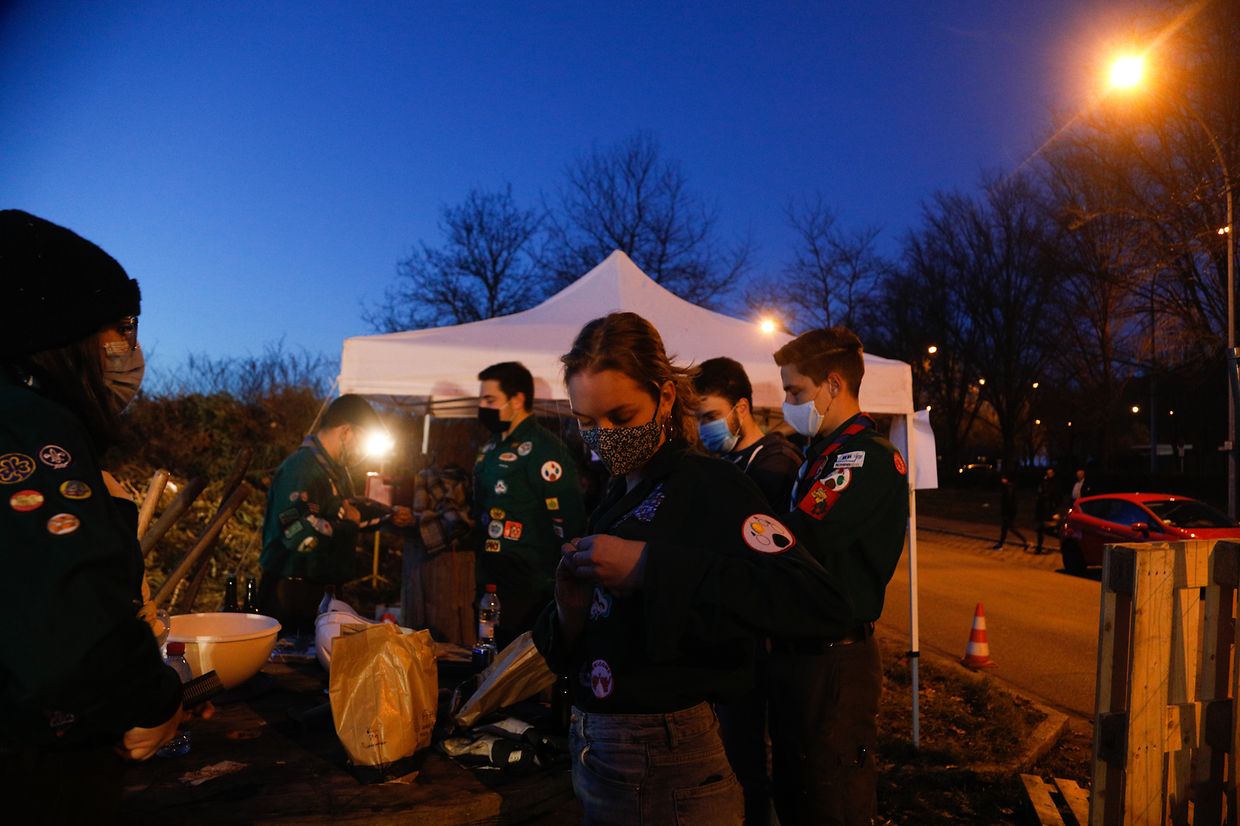 Vor Ort waren nur die Organisatoren.