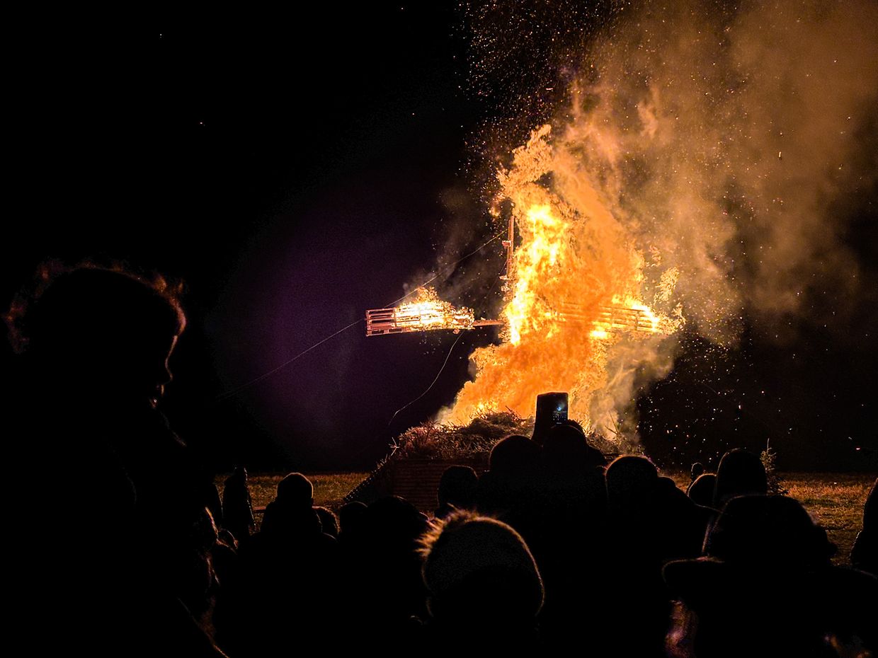 Buergbrennen Eechternoach 2024 / Foto: Viktor WITTAL