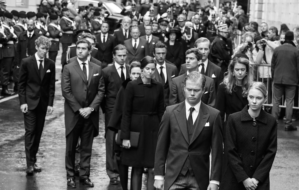 Lokales, Online, Kathedrale, Staatsbegräbnis Großherzog Jean, funérailles Grand-Duc Jean, Eingang Kathedrale,