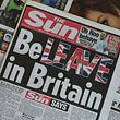 Unentschlossenen Lesern gab die Boulevardzeitung "The Sun" einen Tipp zur Abstimmung.