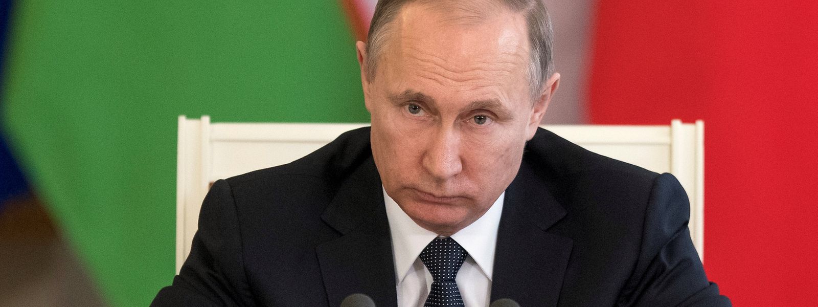 Wladimir Putin spricht im Zusammenhang mit dem Raketenangriff von einem "erdachten Vorwand". 