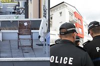 Links der Stuhl, in dem das Opfer von Fentingen saß, rechts die Dachgeschosswohnung, in der sich das Drama von Bereldingen abspielte. Während im Fall der verlorenen Kugel der beschuldigte Jäger Rechtsmittel gegen eine Anklageerhebung eingelegt hat, sind die Ermittlungen zum mutmaßlichen Doppelmord noch nicht abgeschlossen. Der tatverdächtige Polizist befindet sich weiter in U-Haft.