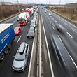 Auf der A6 in Richtung Belgien staute sich am Nachmittag der Verkehr.