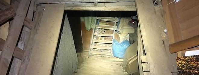 In diesem Kellerverlies wurde die Frau zehn Jahre gefangen gehalten. 