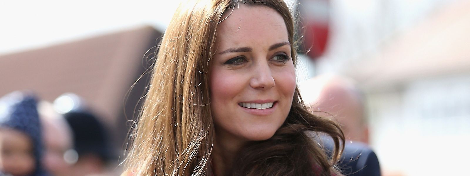  Die Herzogin besichtigt Luxemburg ohne ihren Mann Prinz William.