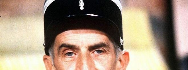 Louis de Funès in einer Szenes des Films "Der Gendarm von Saint Tropez".