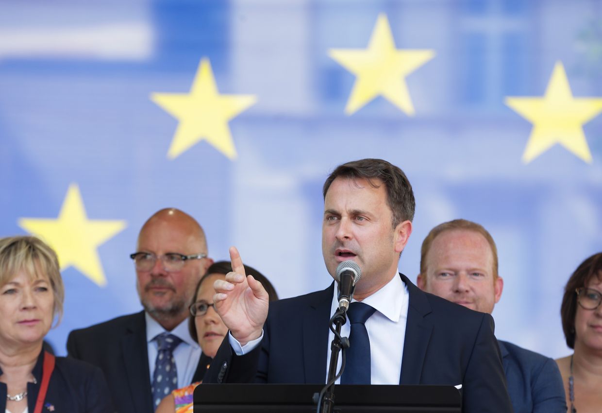 Fête de lEurope, Xaver Bettel,  le 09 Mai 2018. Photo: Chris Karaba