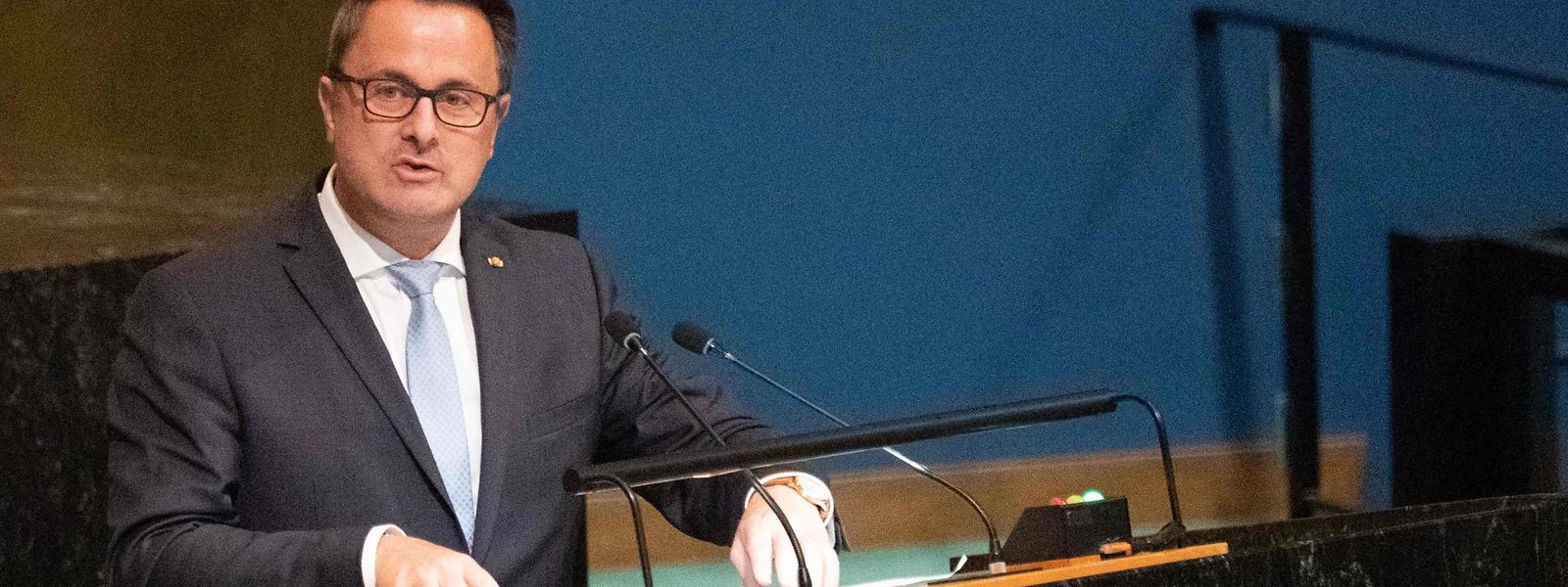 Xavier Bettel sprach am Freitag zur UN-Generalversammlung.