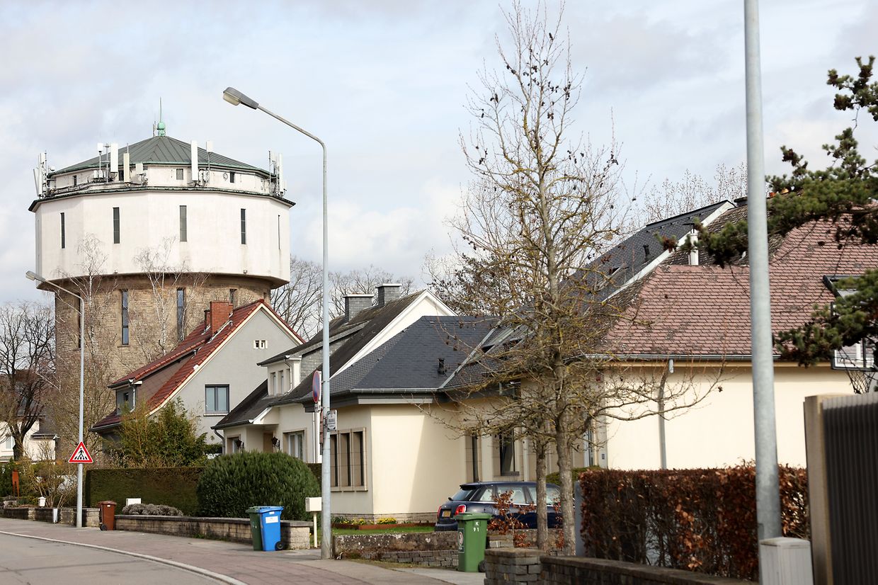 Der Wasserturm in der Rue Kohlenberg in Cessingen entstand 1933.