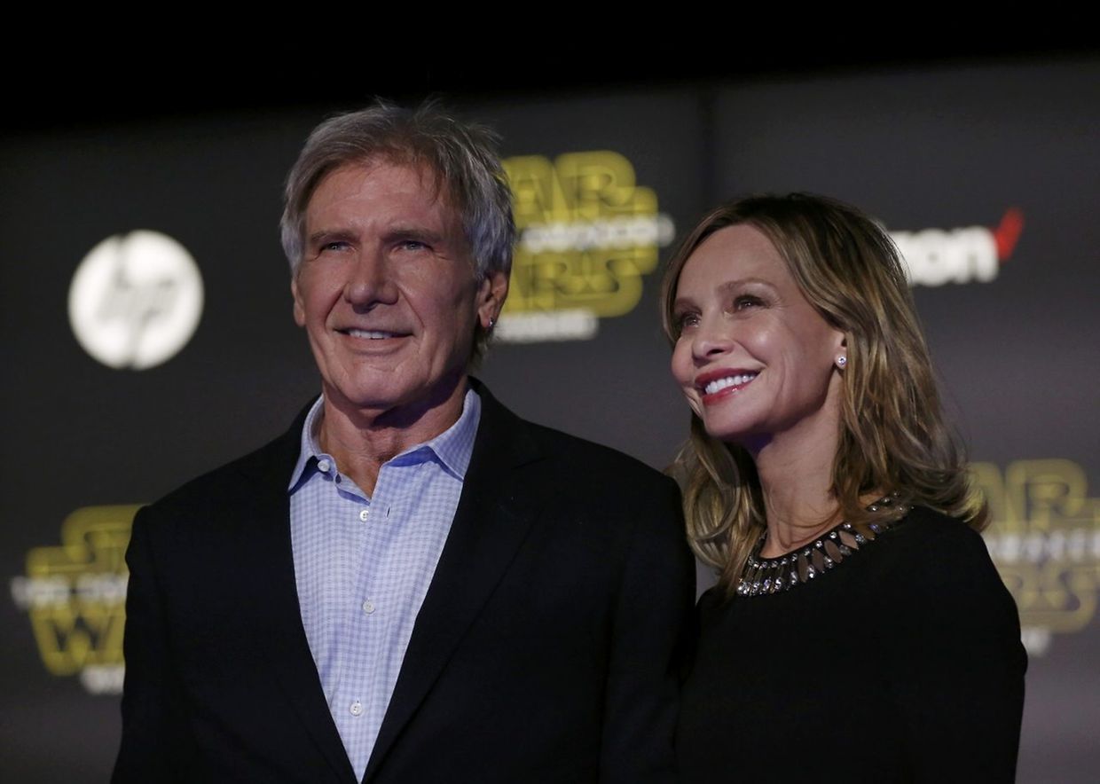 Harrison Ford mit seiner Frau Calista Flockhart.