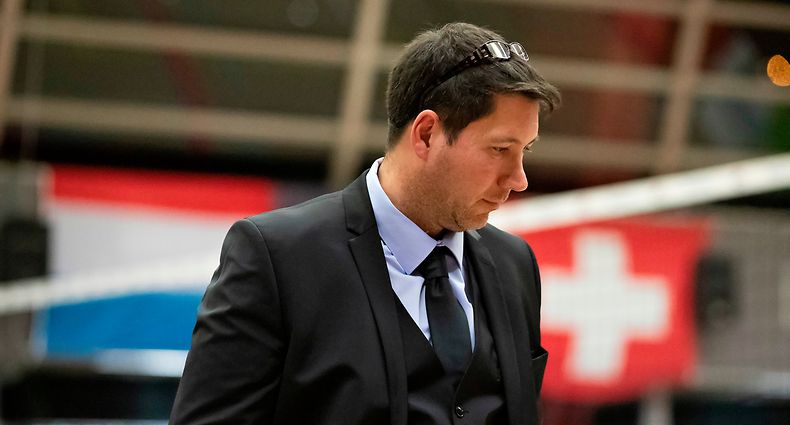 Serge Karier (Trainer Diekirch) / Volleyball, Challenge Cup Maenner, Diekirch - Luzern / 28.11.2019 / Diekirch / Foto: Christian Kemp