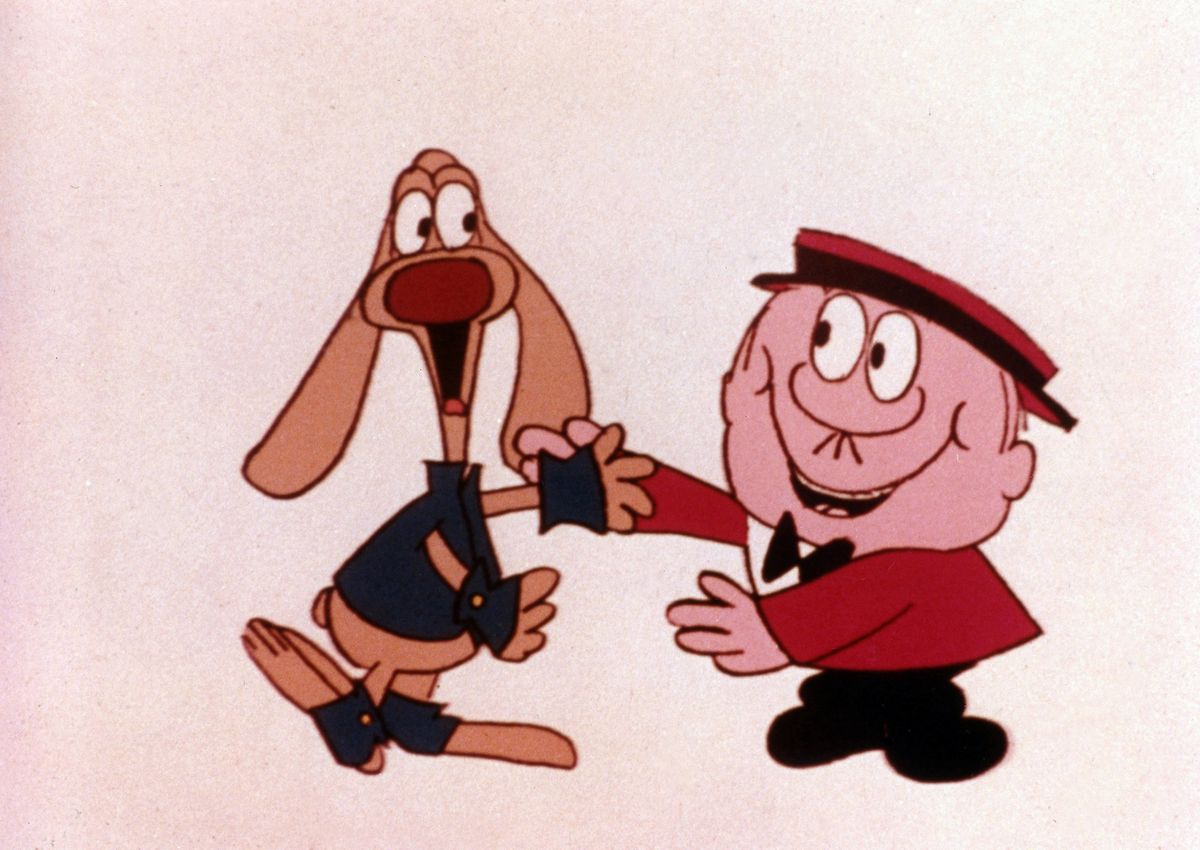 Herr Rossi (r.) und sein Hund Gastone 