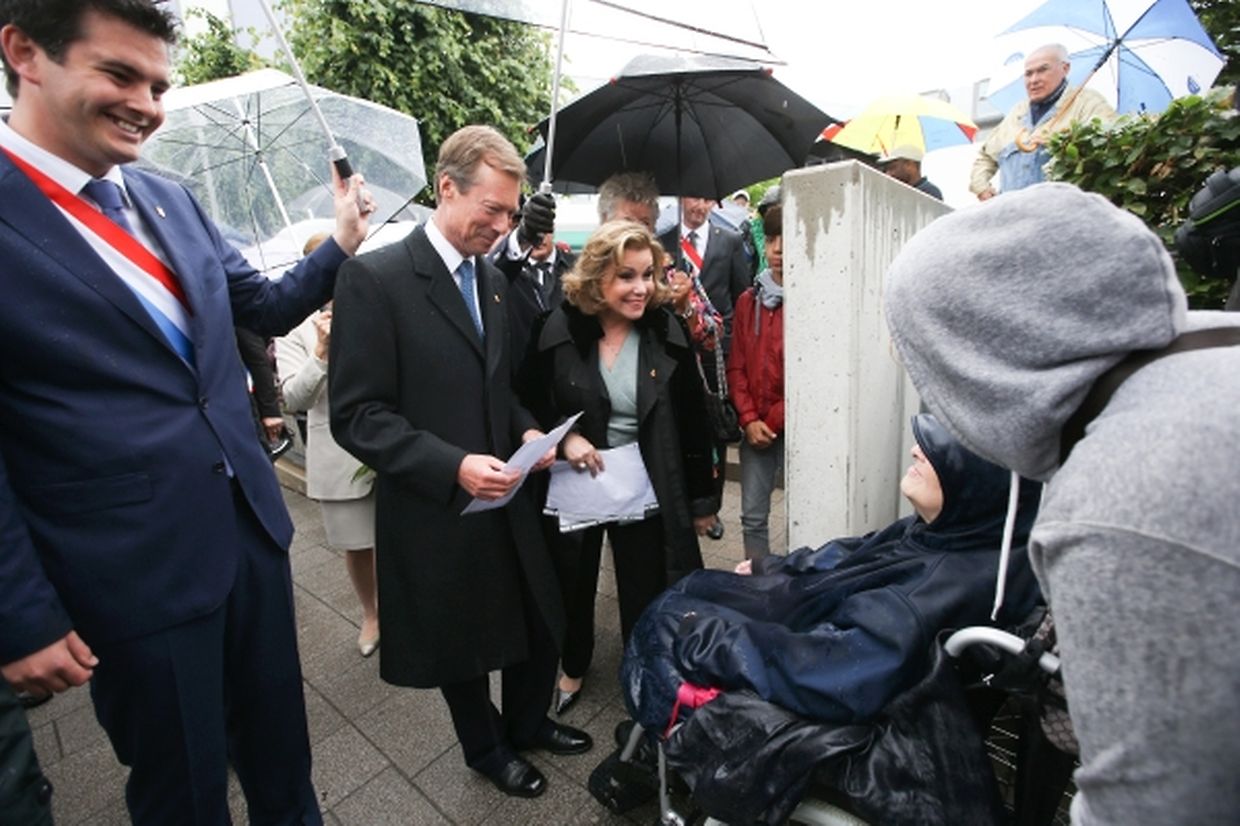 Das großherzogliche Paar in Bad Mondorf.