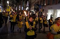Lokales, Amnesty, marches aux flambeaux  Foto: Anouk Antony/Luxemburger Wort
