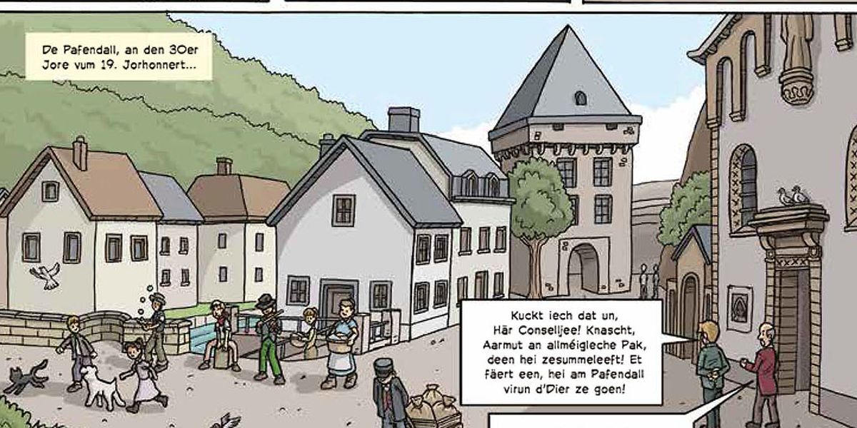 Le décor est d'hier mais si familier aux habitués du Pfaffenthal d'aujourd'hui.