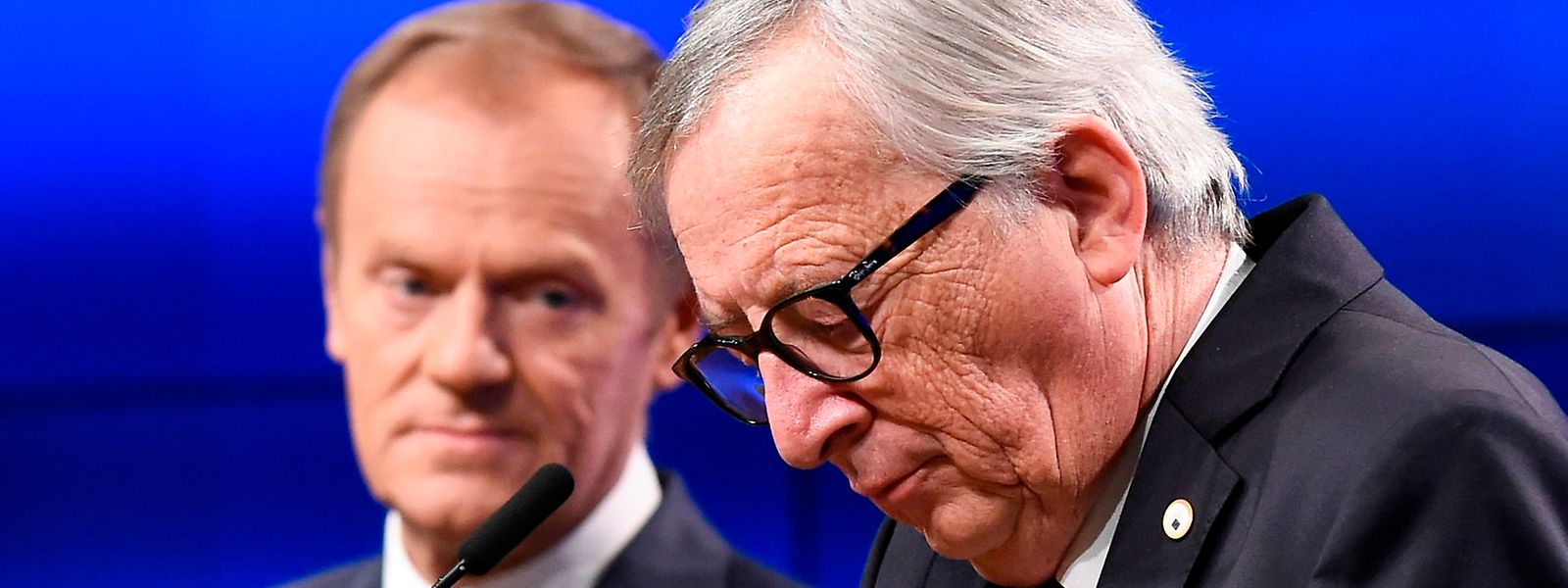 Donald Tusk e Jean-Claude Juncker.