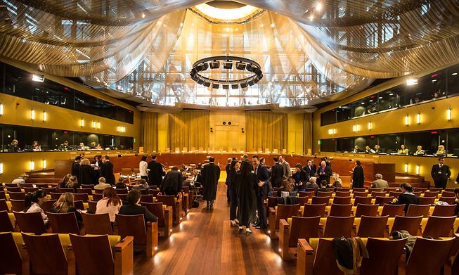 The General Court of the European Court of Justice, where visitors can get a guided tour this weekend