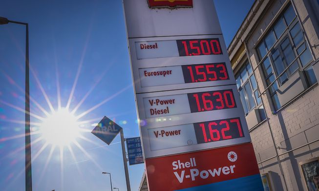 Diesel and petrol went up 5% per litre between December and January and increased by 49% compared with January 2021