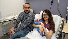 Lokales. Erstes Neugeborene Kind im neuen Jahr 2020. Malcom ,3600gr,51cm,1.51hrs,aus Gasperich..Klinik Dr. Bohler. Vater . Georges Abotchi,Mutter Linda Yahi.Foto: Gerry Huberty/Luxemburger Wort