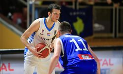 Thomas Grün (Luxemburg - 8) / Basketball 2023 FIBA World Cup - Basketball Weltmeisterschaft 2023 Vorqualifikation, 1. Runde, Gruppe B, 2. Spieltag Herren / 23.02.2020 / Luxemburg - Kosovo / Centre National Sportif et Culturel d'Coque - Gymnase / Foto: Yann Hellers