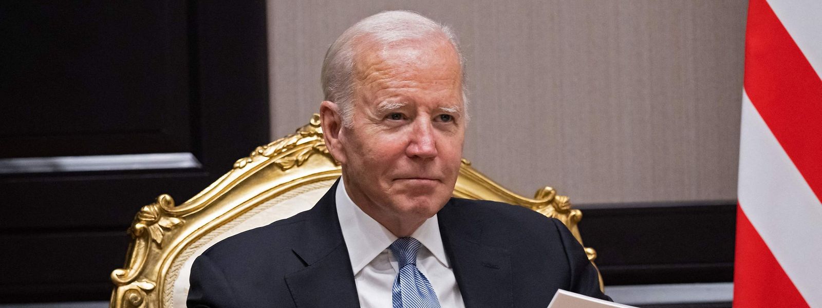 Joe Biden a fait une courte escale en Egypte avant de se rendre au Cambodge.