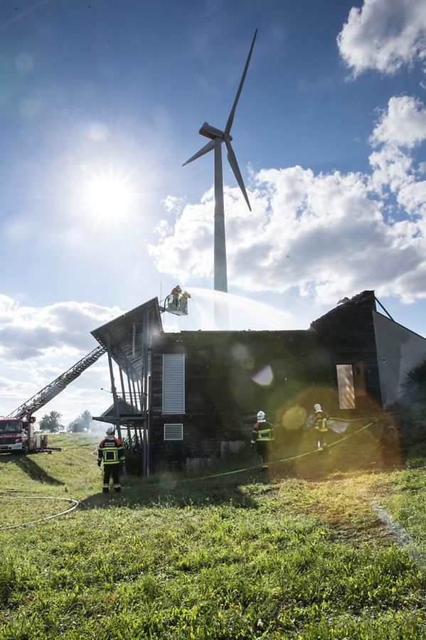 Das Jugendhaus in Remerschen - im früheren Energiepark-Gebäude - wurde am Sonntag zum Raub der Flammen. 