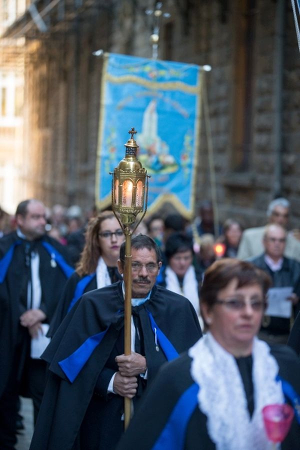 Lichterprozession am Dienstag