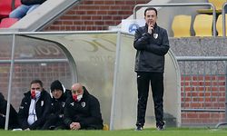 Pascal Carzaniga (Trainer Hesperingen)/ Fussball BGL Ligue Luxemburg, 9. Spieltag, Saison 2020-2021 / 22.11.2020 /FC Swift Hesperingen - CS Fola Esch / Stade Holleschbierg, Hesperingen /Foto: Ben Majerus