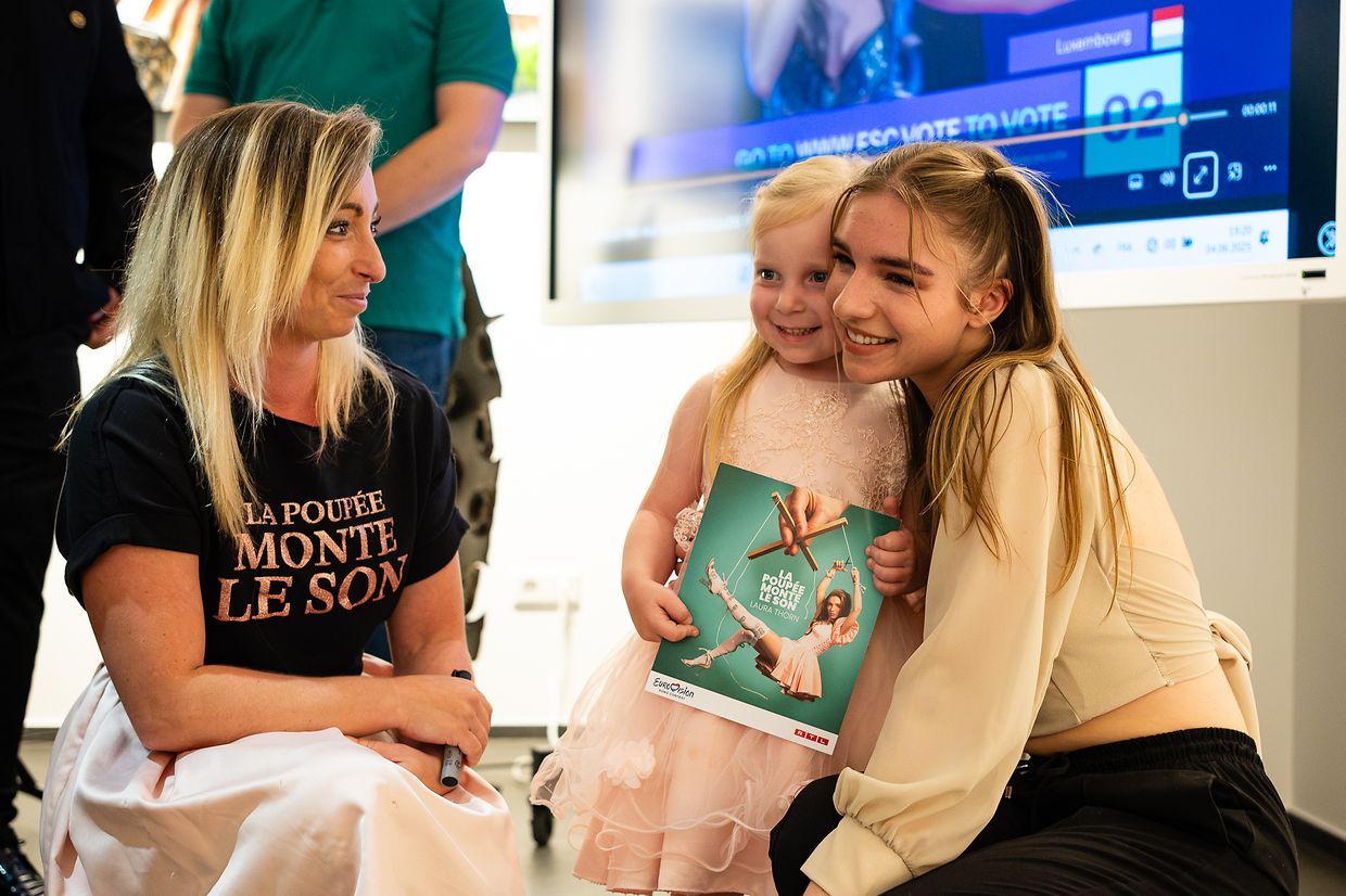Réception Laura Thorn, ESC, Schifflange, Schëfflenger Konschthaus, 04.06.24, Foto: Laurent Sturm