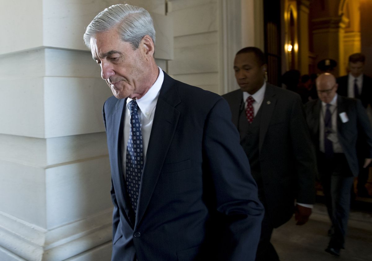Mueller didn't issue any final indictments before turning in his report and no sealed indictments are pending Photo: AFP