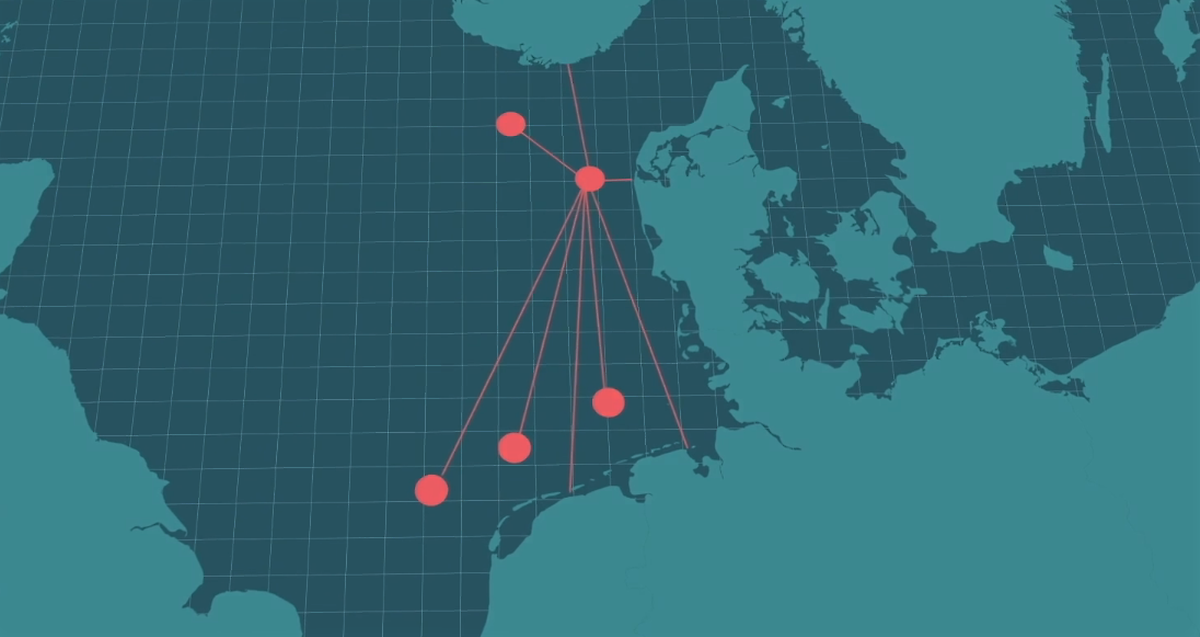 Die künstliche Insel vor Dänemark soll den Strom zu anderen Punkten und in andere Länder weiterleiten.