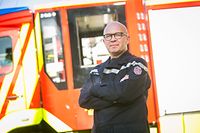Neuer Feuerwehrkommandant Stadt Luxemburg Serge Heiles, Foto Lex Kleren