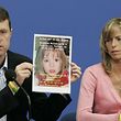 Kate e Gerry McCann numa conferência de imprensa a 6 de junho de 2007